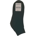 Mens' Quarter Socks: Black, 1 pack